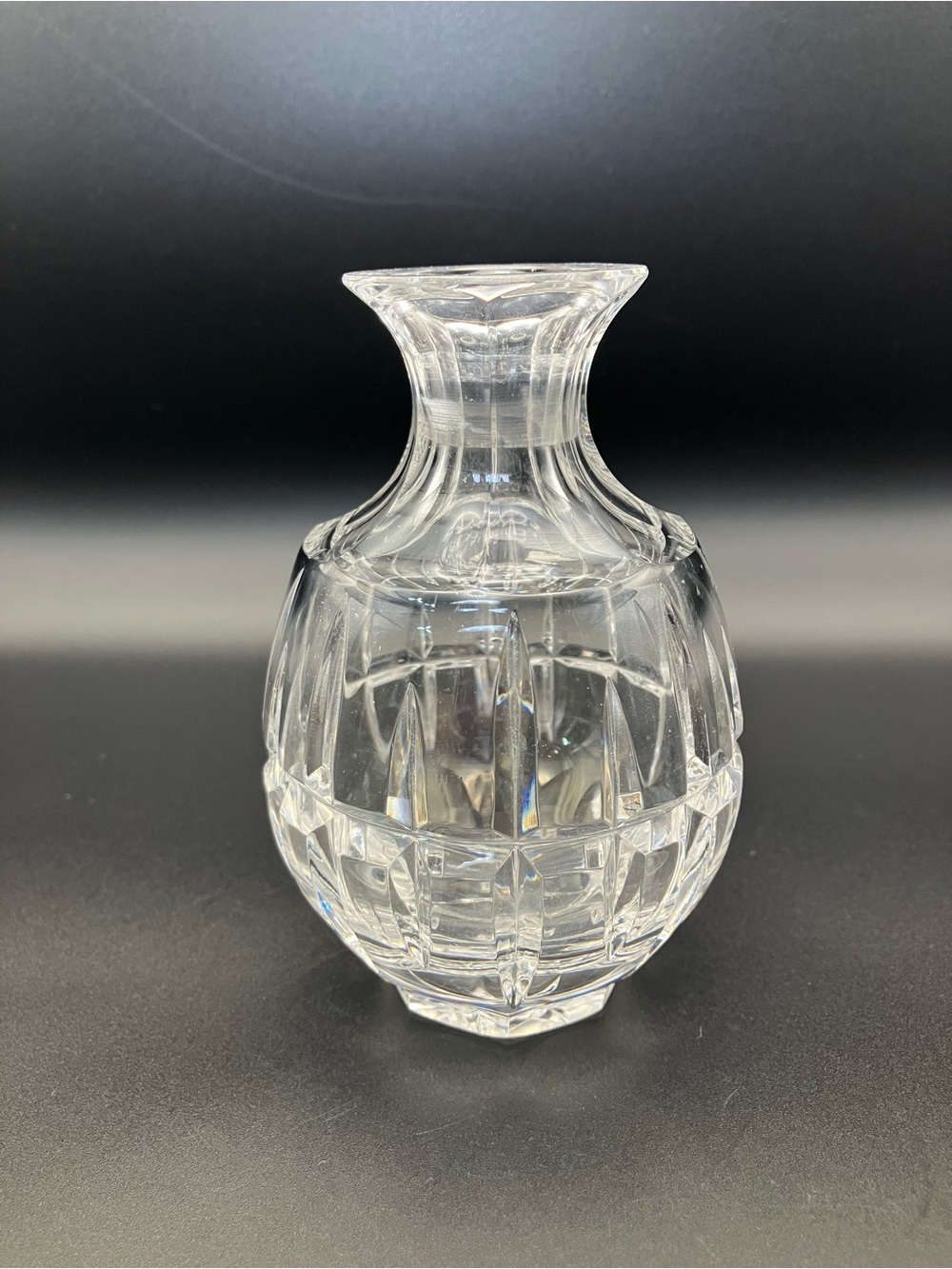 Ceska Clear Crystal Cut Glass Bud Vase - Home Accents